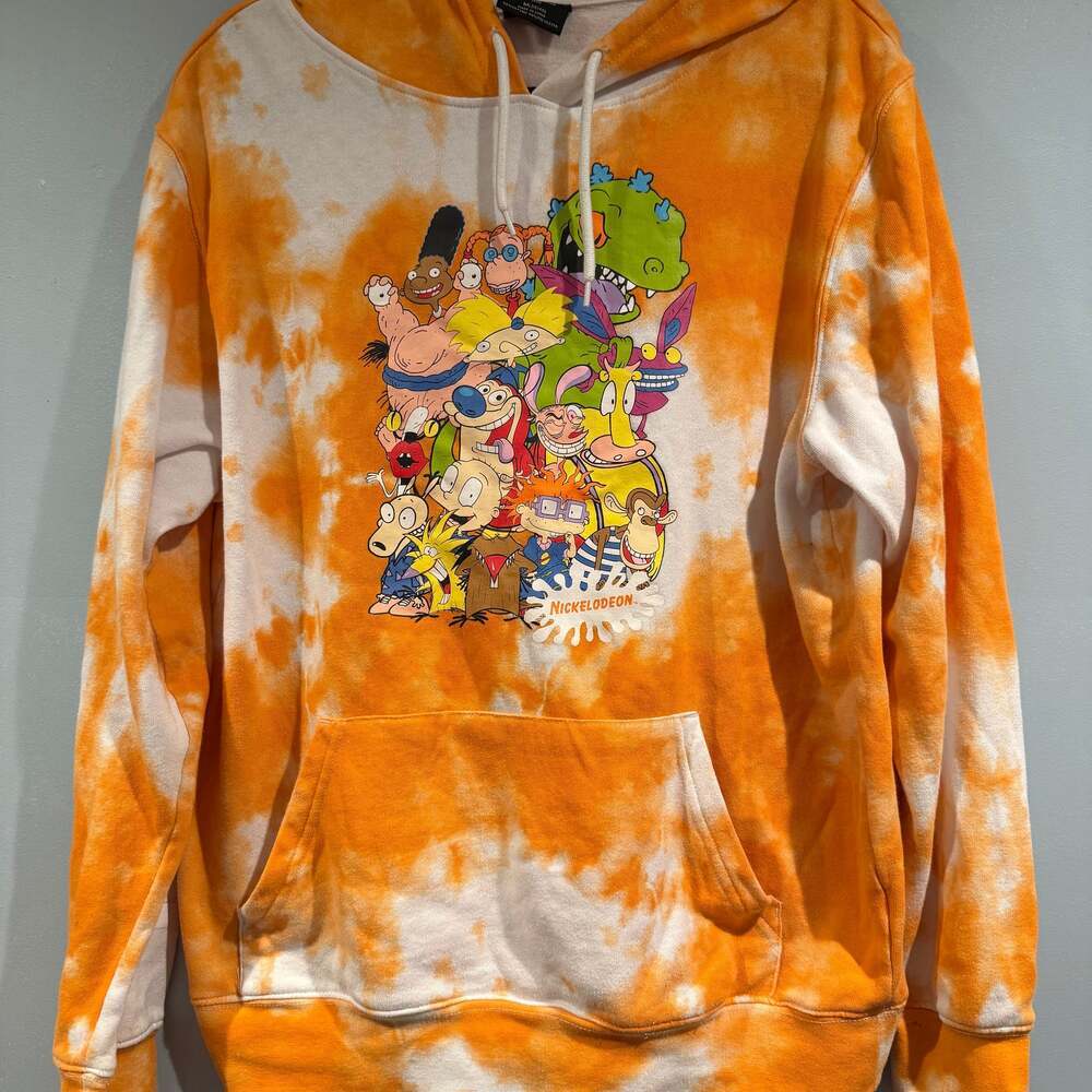 Nickelodeon Y2K Cartoon Theme Tie Dye Hoodie